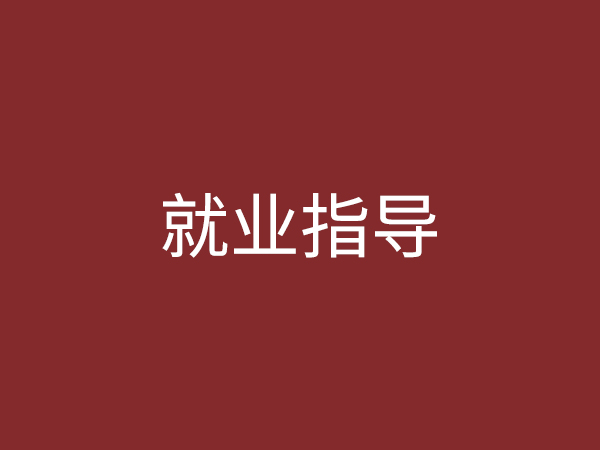 就業(yè)指導(dǎo)